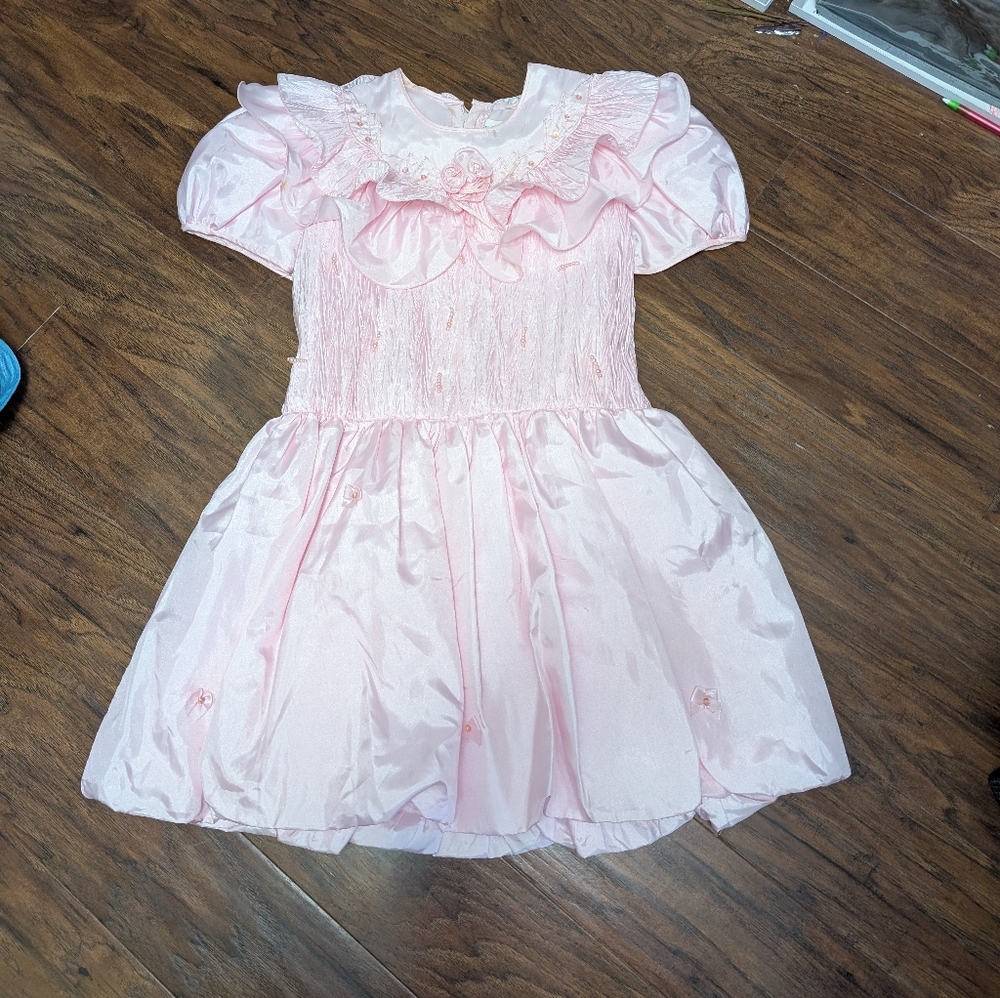 Fashionland Pink Ruffle Formal Dress - Kids Size 12